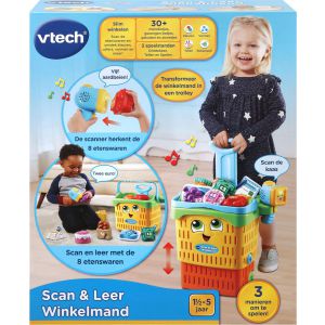VTech Scan & Leer 2 in 1 Winkelmand - Interactief Babyspeelgoed