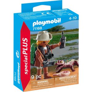 Playmobil 71168 onderzoeker met kaaiman