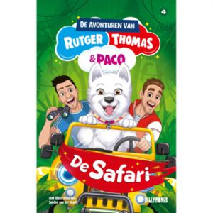 Boek Rutger,Thomas en Paco de safari