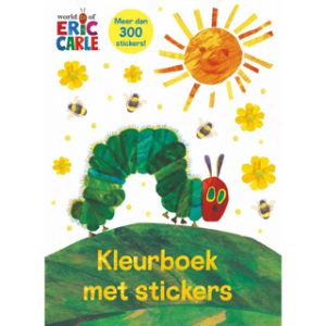 Kleurboek met stickers rupsje nooitgenoeg