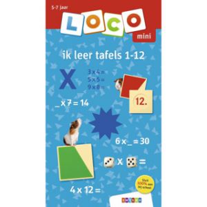 Loco Oefenboekje Mini Ik Leer Tafels 1-12 