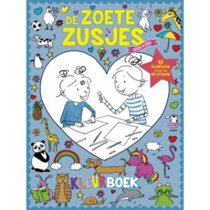 Zoete zusjes kleurboek met meer dan 100 stickers