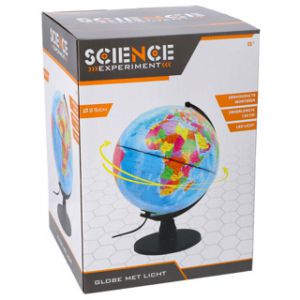 Science Globe Met Licht Nederlands LED 25 Cm 