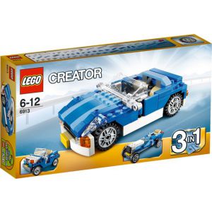 6913 Creator blauwe sportwagen