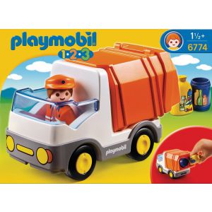 Playmobil 1.2.3. 6774 vuilniswagen