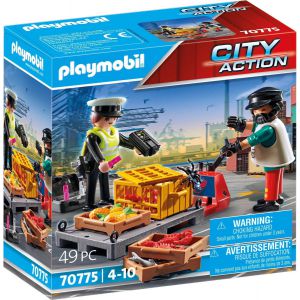 PLAYMOBIL City Action Cargo Douanecontrole - 70775 