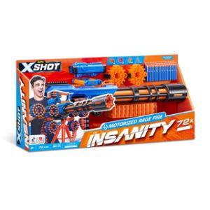 Zuru x-shot insanity gatlin gun motorized 72 darts