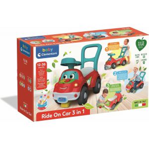 Clementoni - Ride on Car 3 in 1 