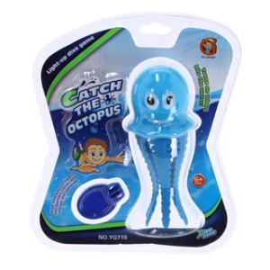 Duik octopus met licht