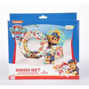 Zwemset paw patrol - vleugels, ring en bal