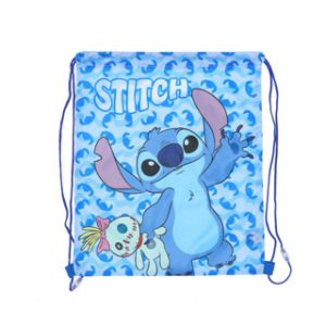 Stitch gym-zwemtas blauw 40x35 cm
