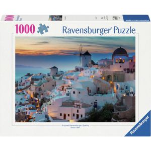 Puzzel 1000 stuks avond in santorini