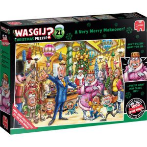 Puzzel wasgij 2x1000 kerstmis