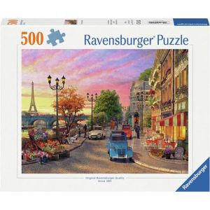 Puzzel 500 stuks avondsfeer in Parijs