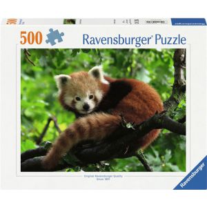 Puzzel 500 stuks schattige rode panda