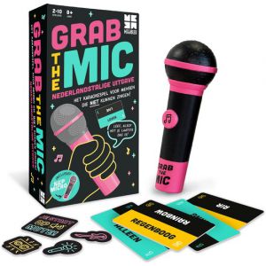 Megableu Grab The Mic - Karaoke Partyspel - Muziekspel voor 2-10 Spelers