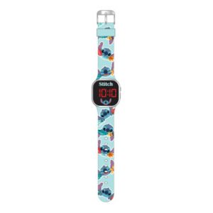 Horloge Stitch led Stitch turquoise 