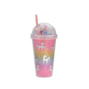 Unicorn beker metallic assorti 