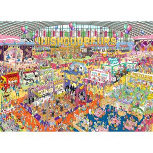 Puzzel 1000 stuks huishoudbeurs