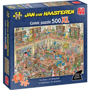 Jan van Haasteren 500XL - De Bibliotheek - 500 stukjes puzzel - Legpuzzel volwassenen - XL puzzelstukjes