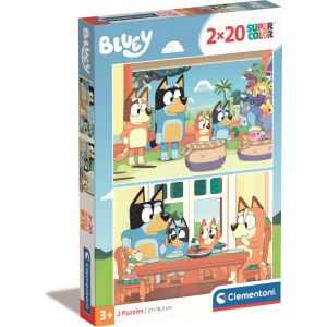 Puzzel 2x20 bluey