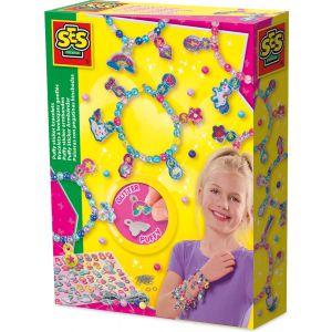 SES glitter puffy sticker armband