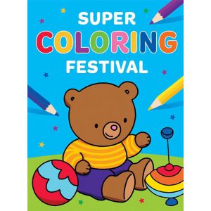 Kleurboek super coloring festival