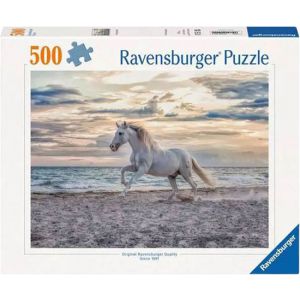 Puzzel 500 stuks paard op het strand