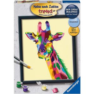 Schilder Op Nummer Bonte Giraffe 