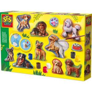 Ses gieten en schilderen honden