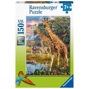 Ravensburger puzzel Kleurrijke Savanne  - 150XXL stukjes 