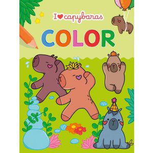  I love Capybaras Color kleurblok / I love capybaras Color bloc de coloriage 