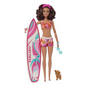 Surfer Barbie met hond