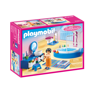 Playmobil dollhouse 70211 badkamer met ligbed