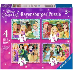 Puzzel 12/16/20/24 stukjes Disney Princess 