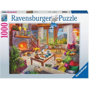 Puzzel 1000 stuks gezellige hut