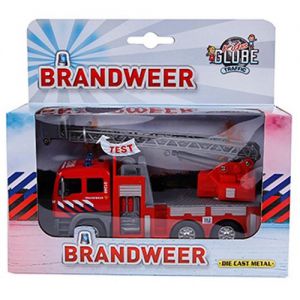 Brandweer ladderwagen met licht en geluid die cast