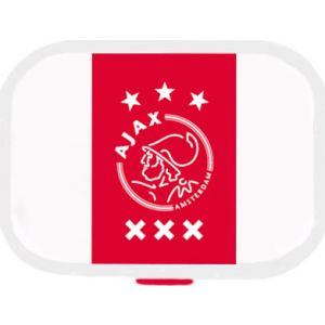 Lunchbox Ajax wit met rode baan Mepal