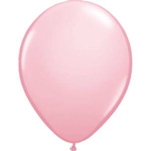 Ballonnen geboorte roze