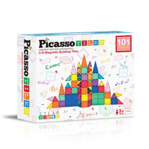  PicassoTiles Magnetic Tiles set 101 delig