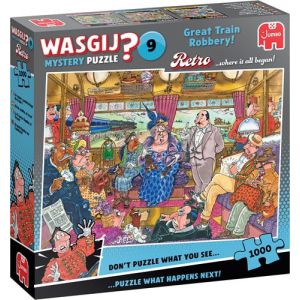 Puzzel wasgij 1000 stuks de grote treinroof