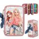 Topmodel drievaks etui velo fleur