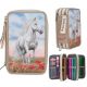 Miss Melody 3-vaks etui poppysand
