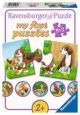 My first puzzle 9x2 dierenfamilies op de boerderij