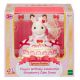 Sylvanian Families Freya's verjaardag set aardbeien cake jurk 5847