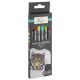 Stiften textiel markers 2-zijdig 6 stuks 
