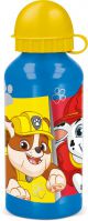  Paw Patrol bidon, Paw Patron drink fles, Waterfles, Bidon, Metalen fles, Paw Patrol Pup Power aluminium fles 400 ml 