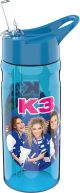 K3 - Waterfles - Drinkfles 500 ml - Blauw transparant - Sport 