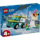 Lego city 60403 ambulance en snowboarder