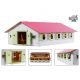Paardenstal 9 boxen 1:32 roze